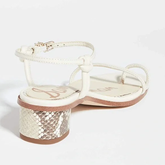 Sam Edelman white strappy sandals - Picture 8 of 8